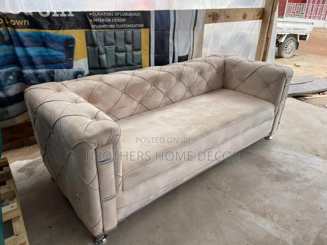 Cream 3 In 1 Sofa//Very Durable And Strong