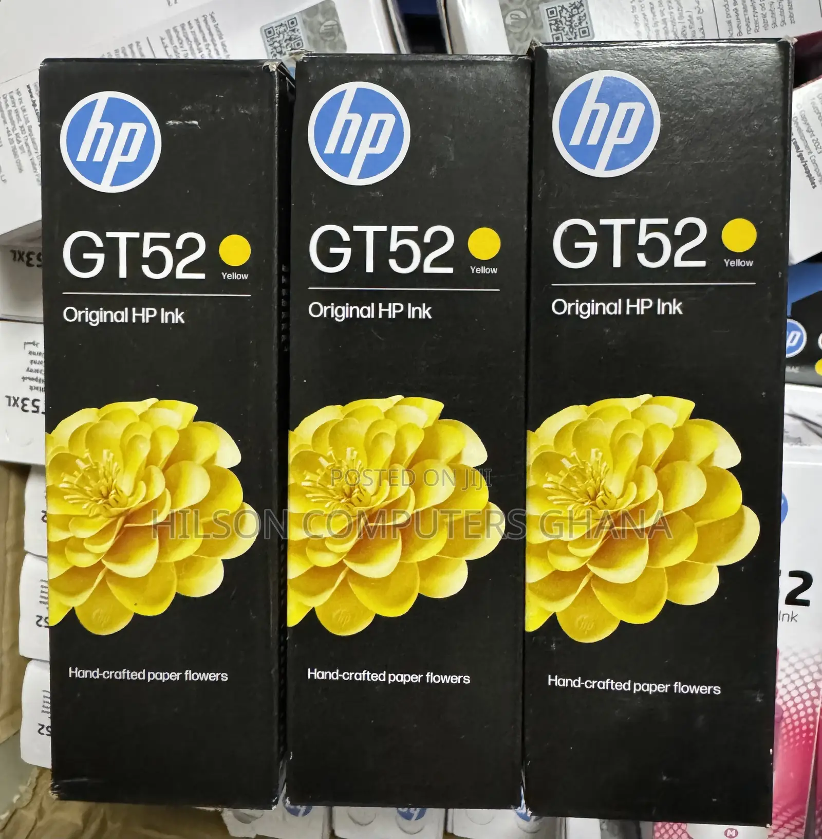 Hp Gt52 Original Ink Bottle Yellow - Genuine