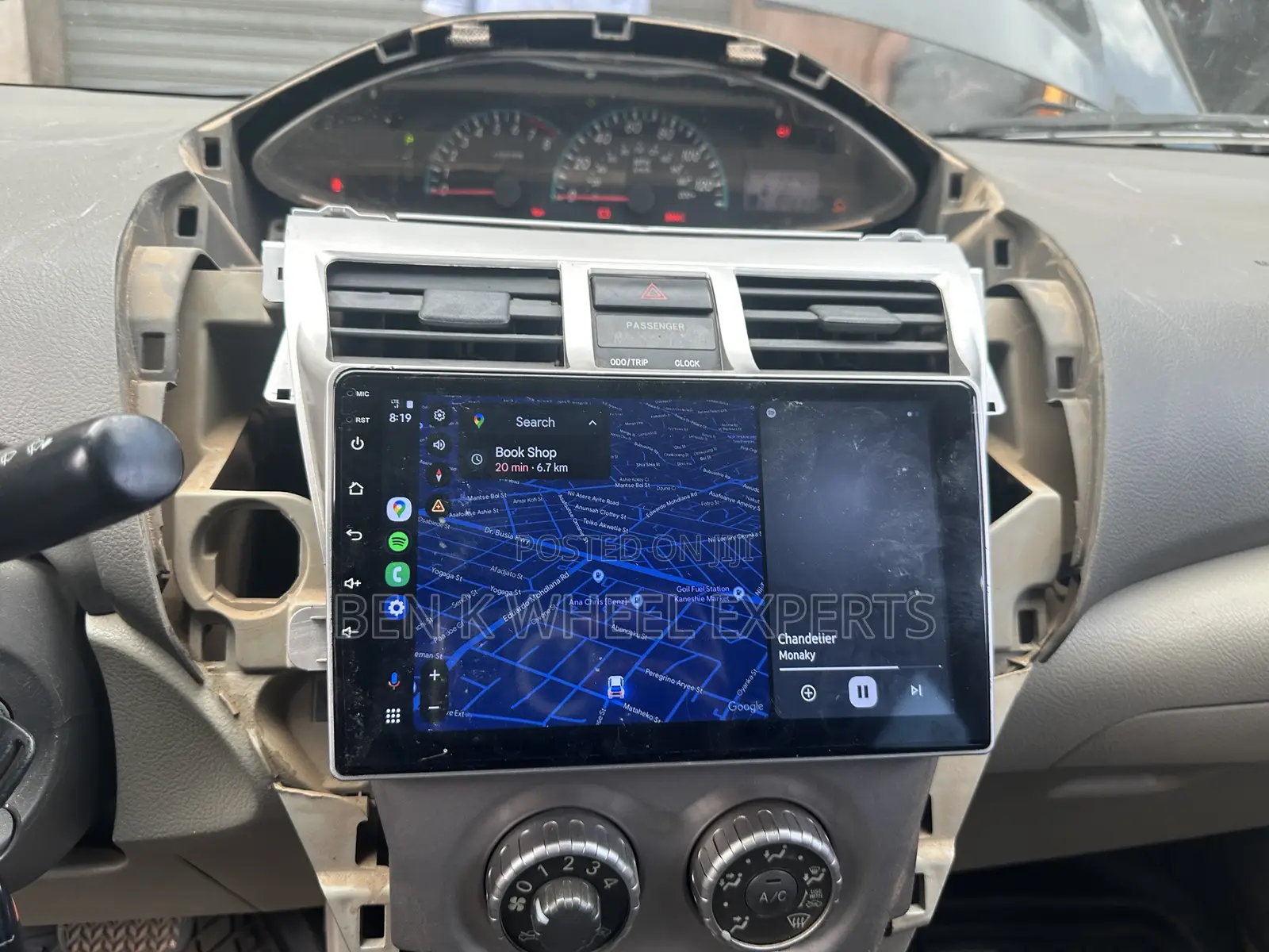 Android Auto Screen Yaris/Belta
