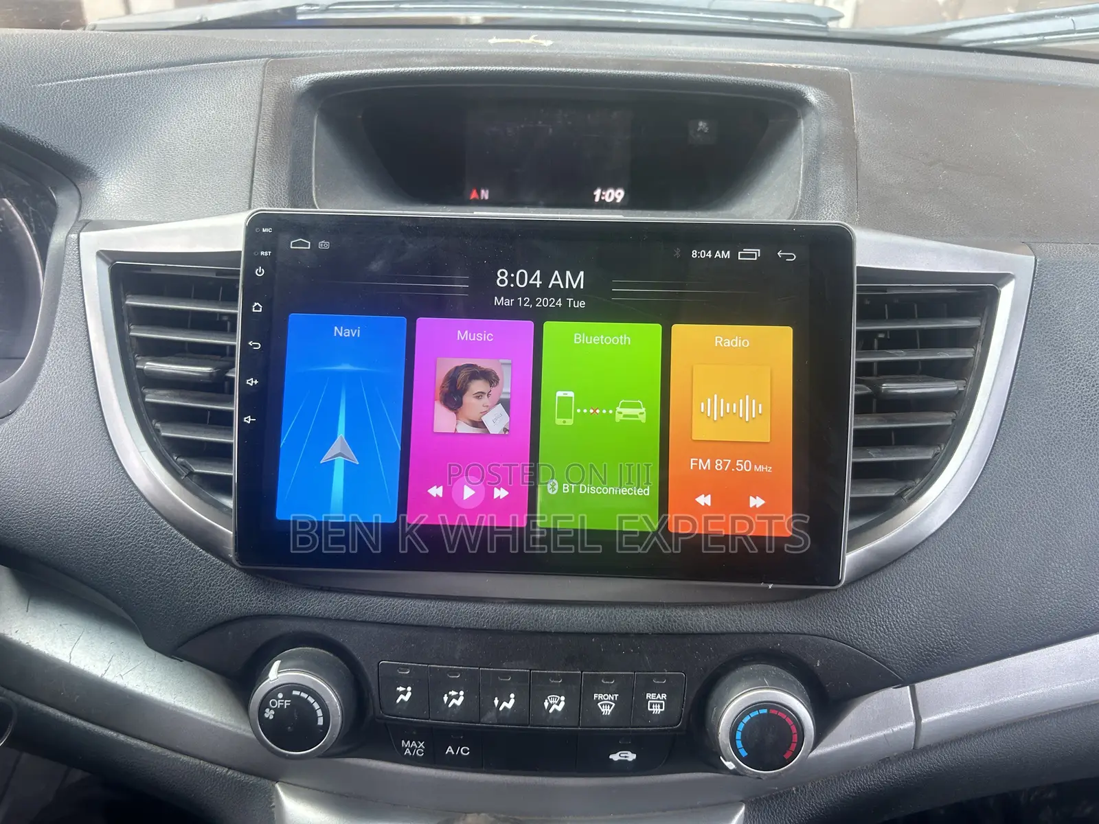 Honda Cr-v 2012-16 Android Carplay Screen