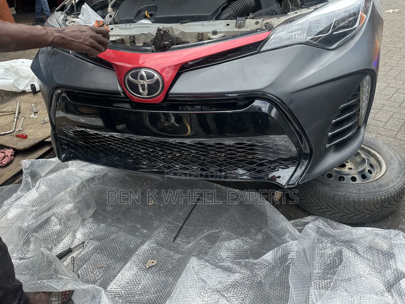 Toyota Corolla 2014 Upgrade to 2018 Front Bumper
