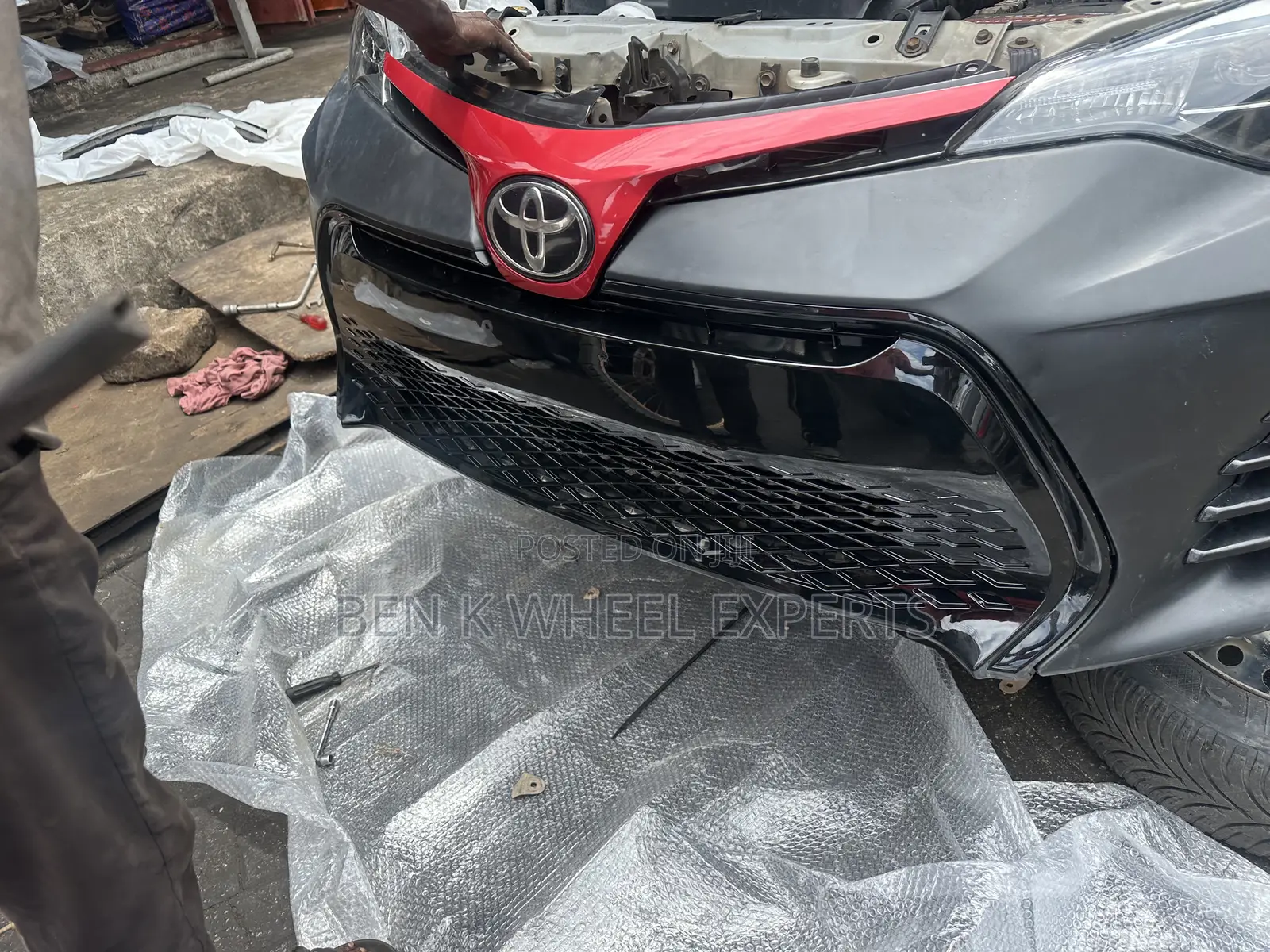 Toyota Corolla 2014 Upgrade to 2018 Front Bumper