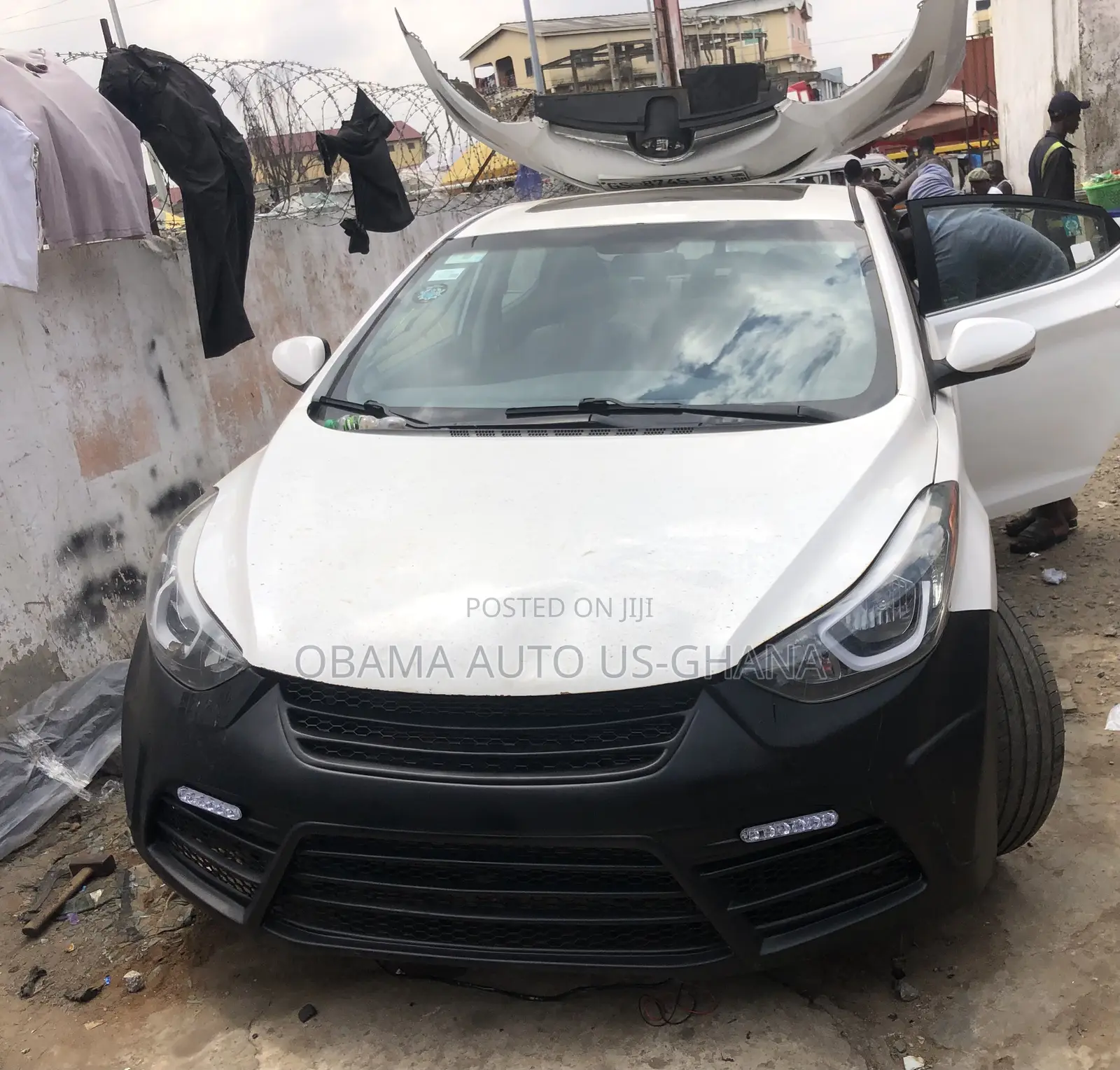 Hyundai Elantra 2011 2012 2013 2014 2015 Front Bumper Spec