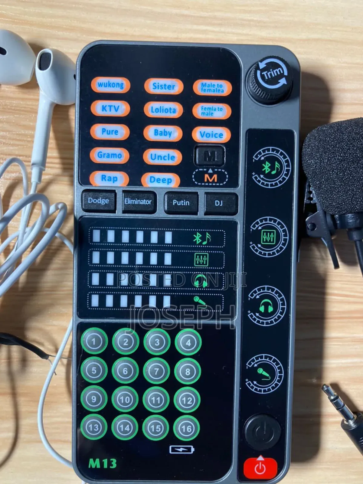 M13 Voice Changer With Bluetooth