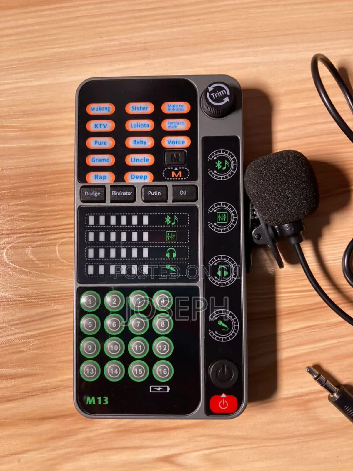 M13 Voice Changer With Bluetooth