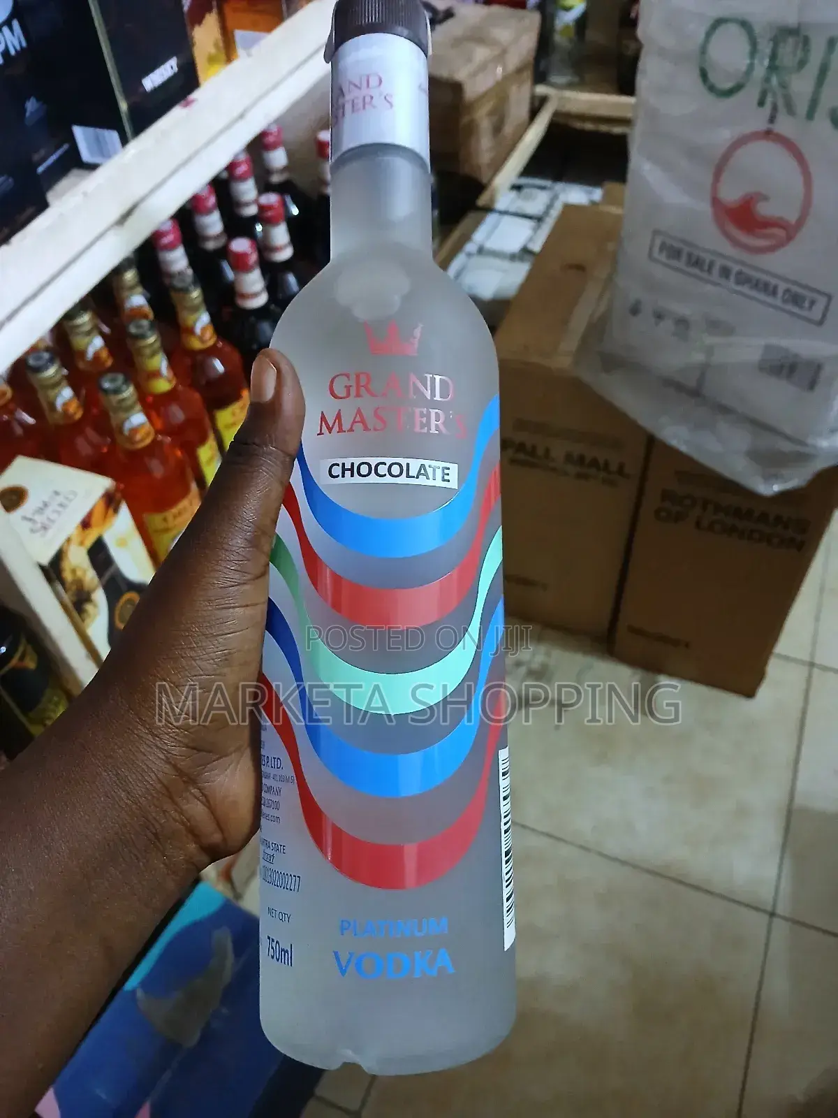 Grand Masters Chocolate Vodka 750ml