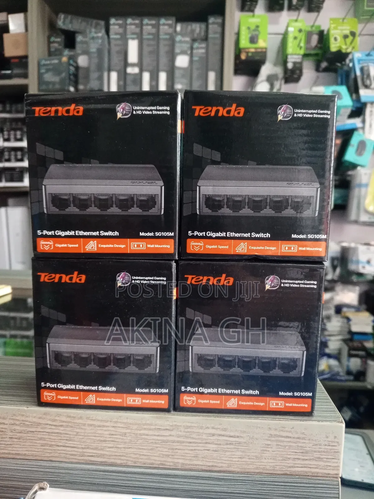 Tenda 5 Port Gigabit Ethernet Switch Sg105m