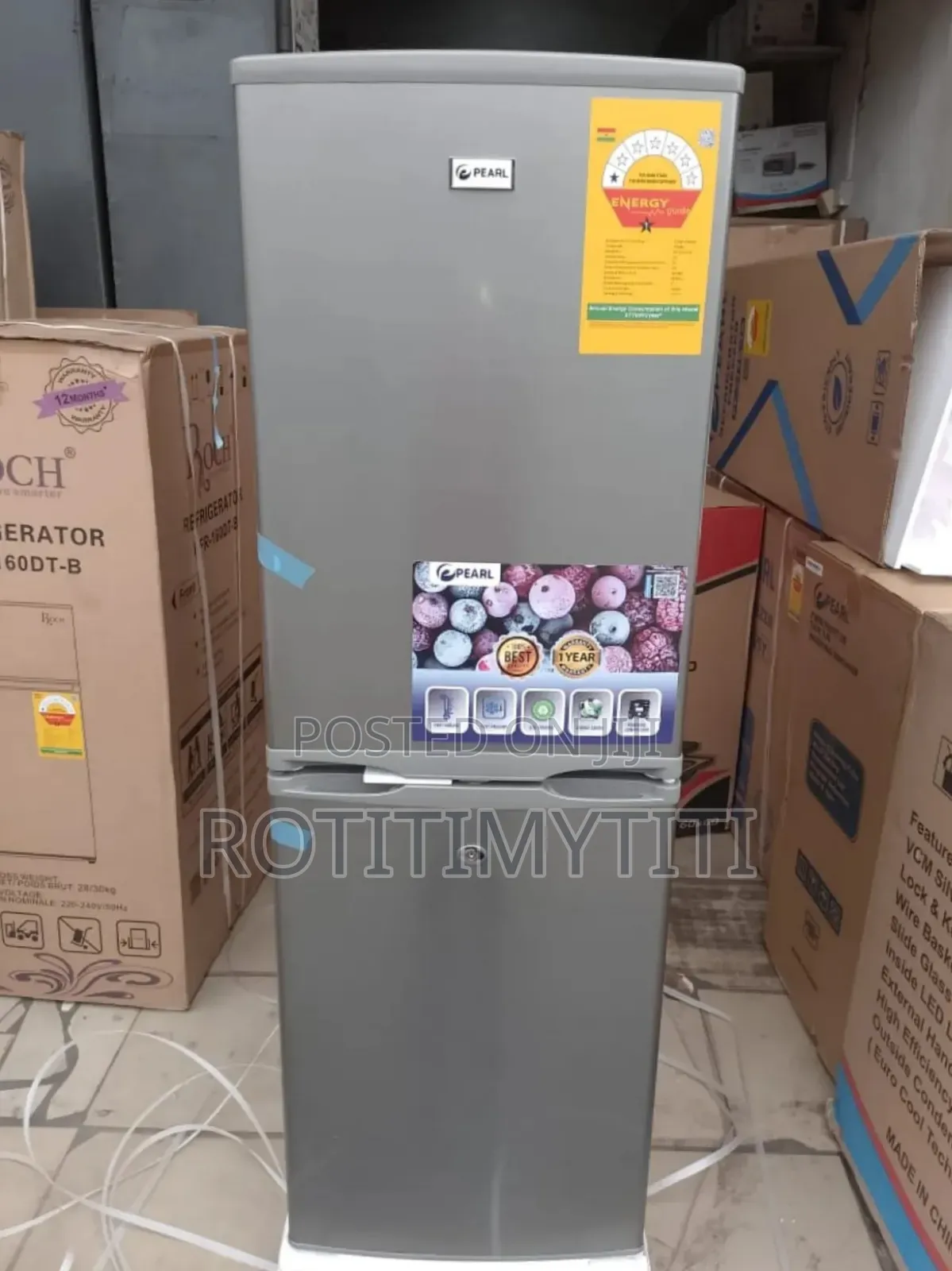 Elite Chill Solutions With Pearl 142liters Refrigerator