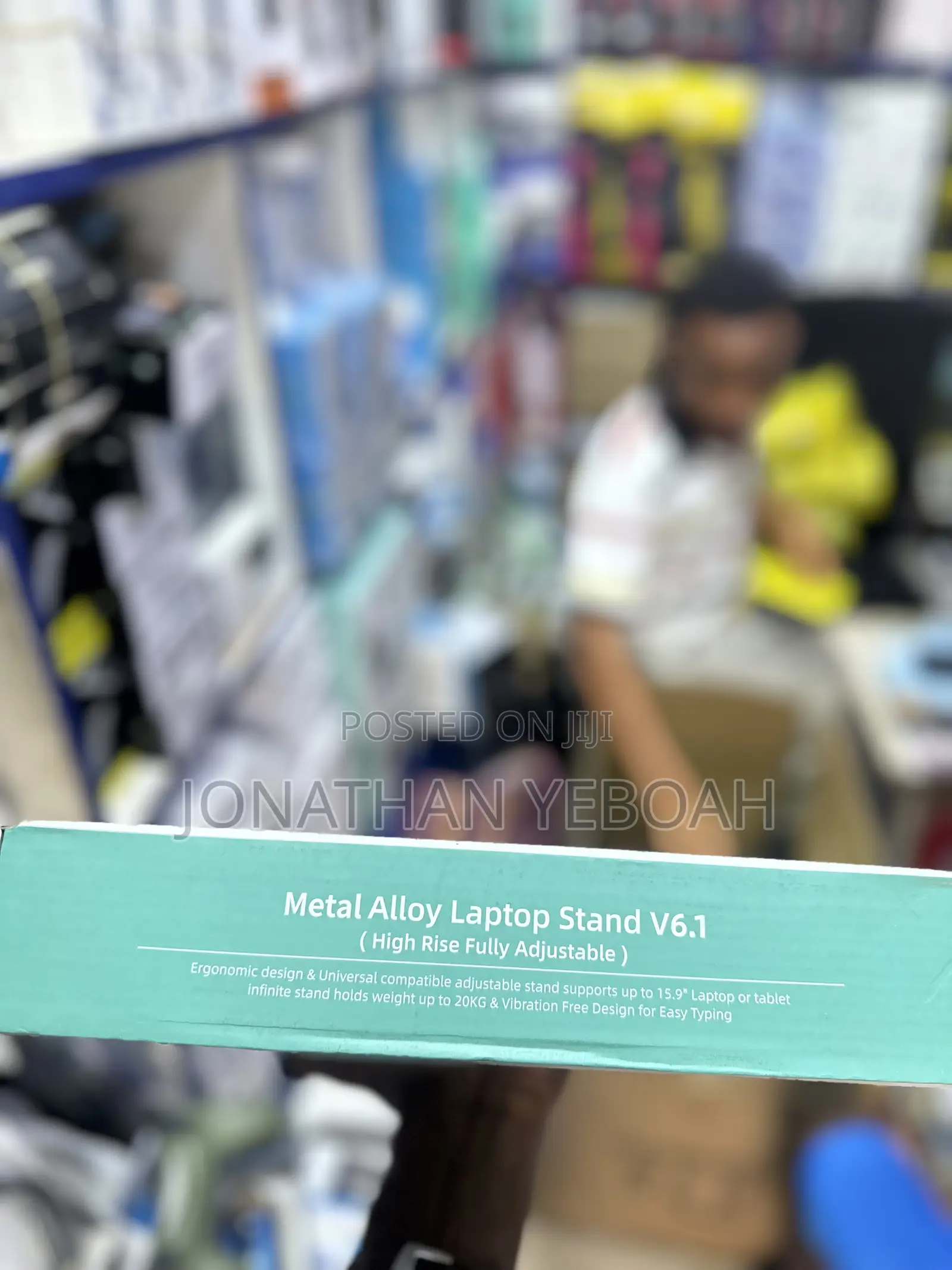 Laptop Stand Metallic Fan Rotation V6.1