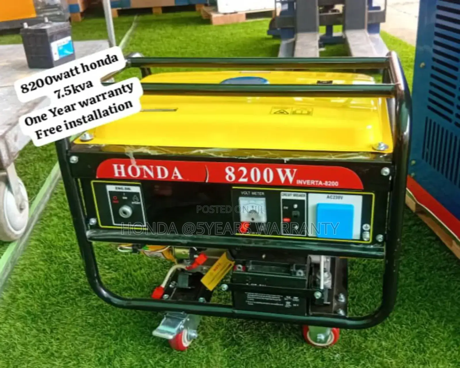 Power Clean Honda Generator 7.5kva 8200watt Petrol 7.5kva