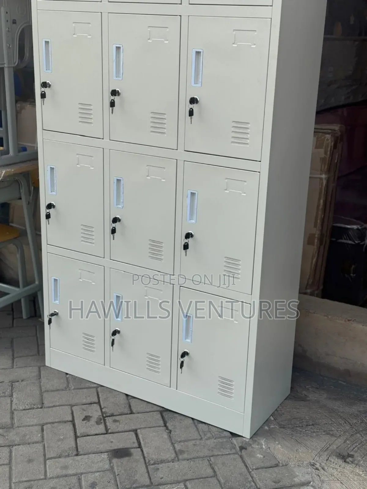 Metal 12 Door Cabinet / Storage