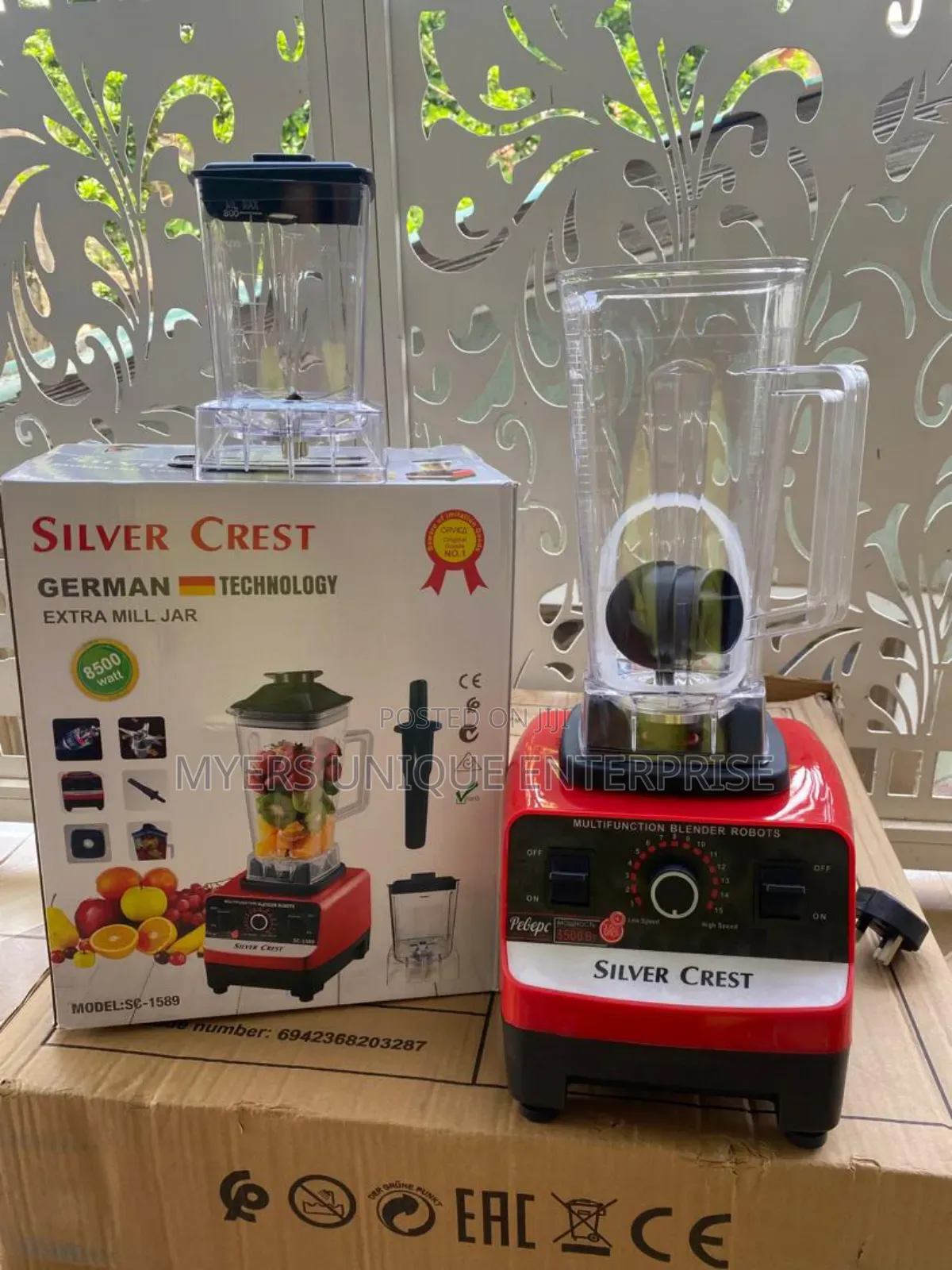 Three Speed Switch Silver Crest Electric Blender