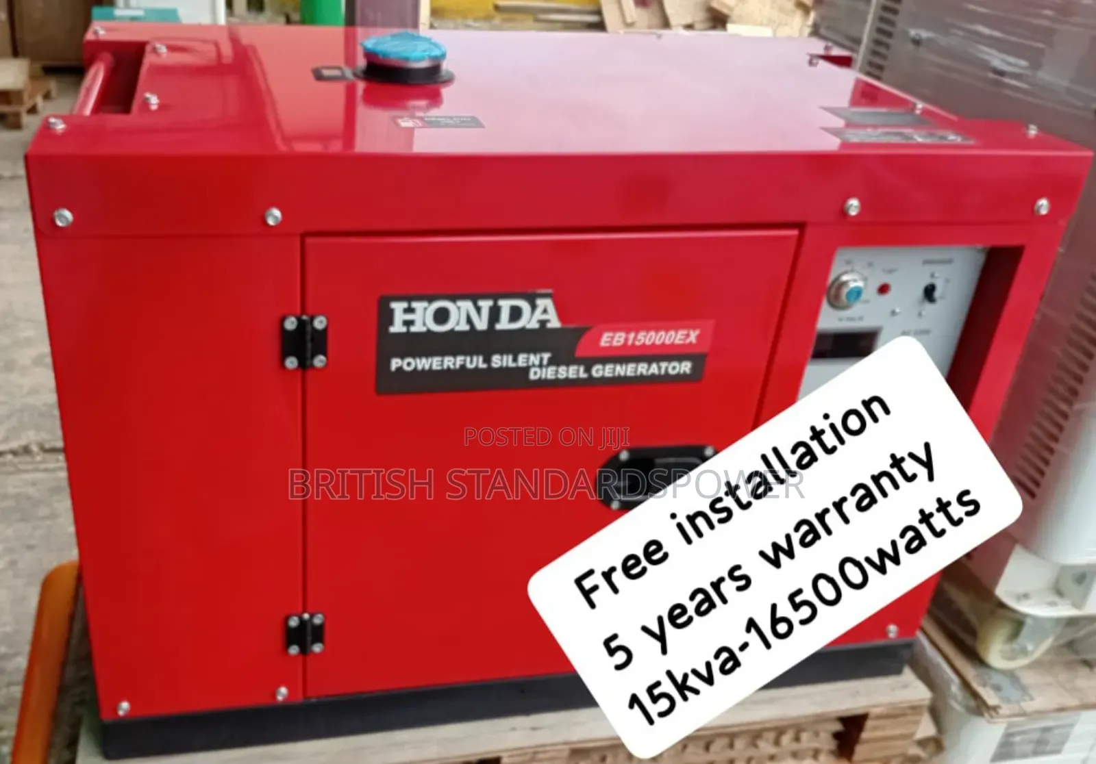 Basic Power Engine 15kva Silent Diesel Genset