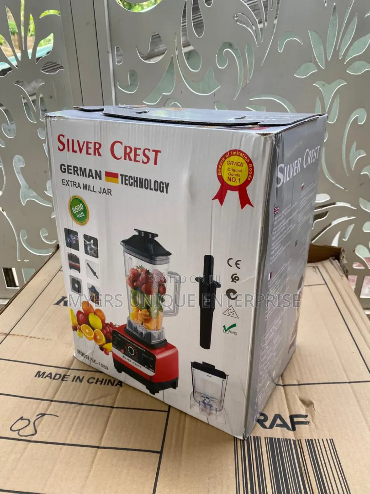 High Speed Pure Cooper Motor Silver Crest Blender