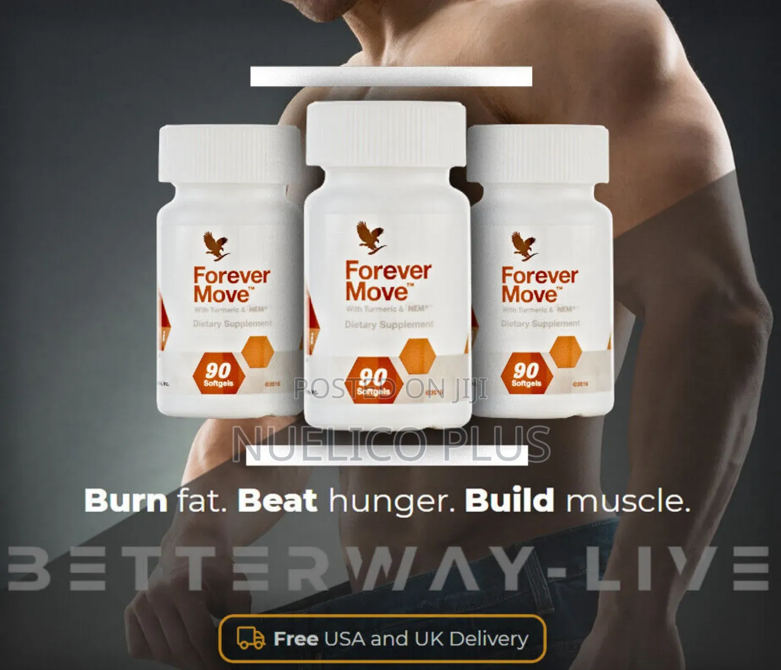 Forever Move 90 Softgels by Flp. Joint and Muscle Supplement