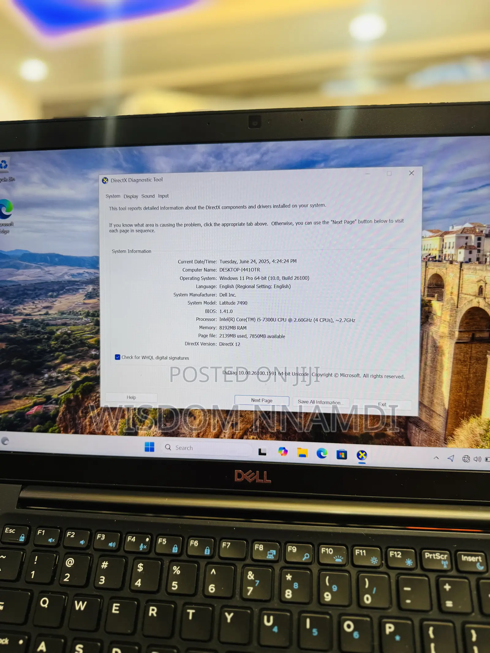 Laptop Dell Latitude 7490 8GB Intel Core i5 SSD 256GB