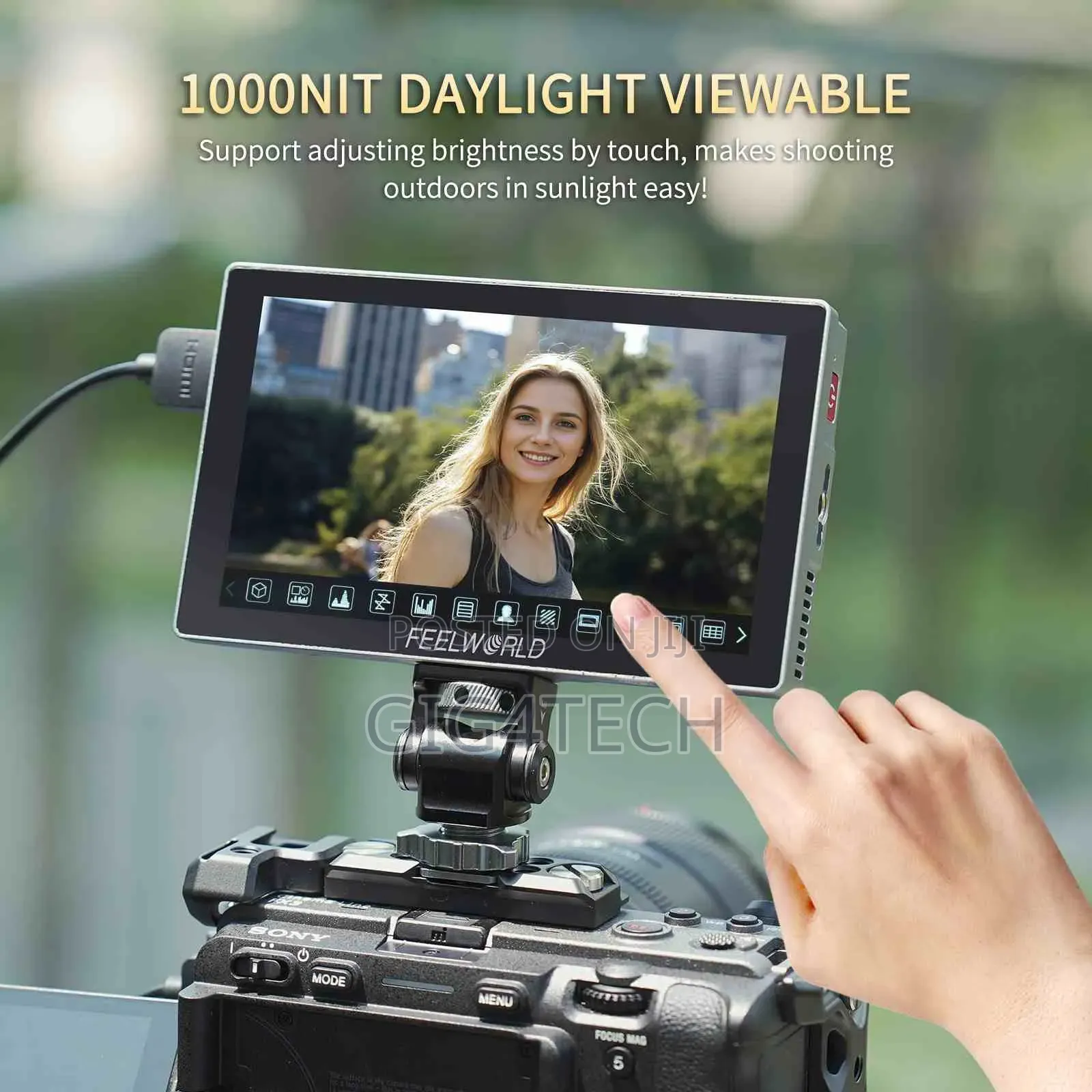 Feelworld P6x 5.5 Inch 1000nit Field Monitor Touch Screen