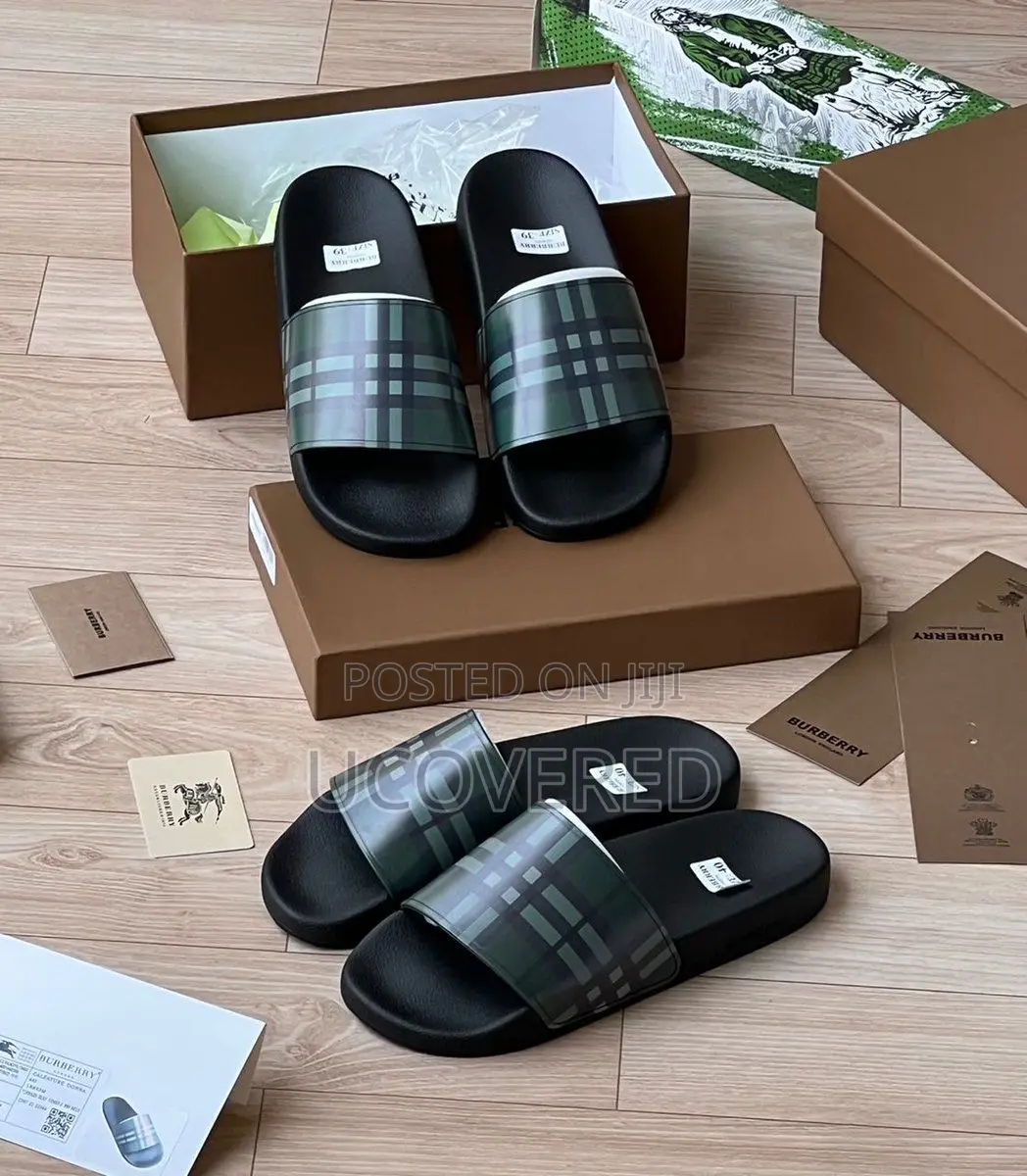 Burberry Comfortable Indoor Outdoor Foot Spa Slippers