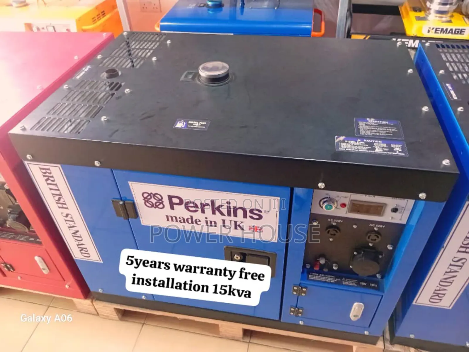 Energetic Gran Line 16500watts Diesel 15kva Perkins