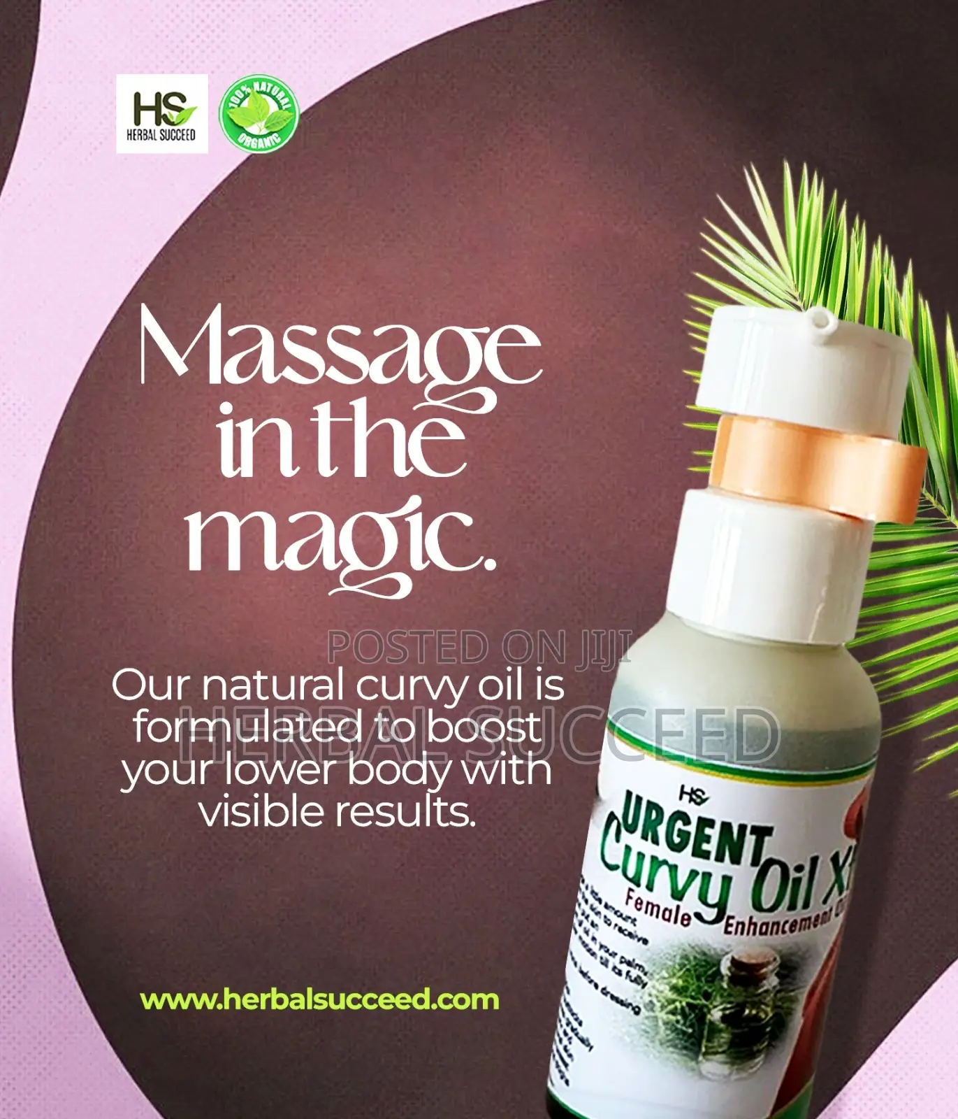 Herbalsucceed Urgent Curvy Oil Extra