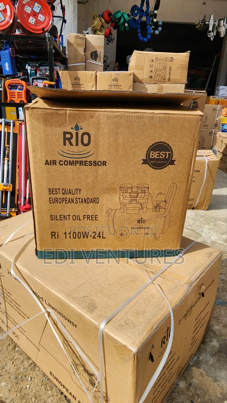 Rio 24 Litres Air Compressor - Silent Oil Fre