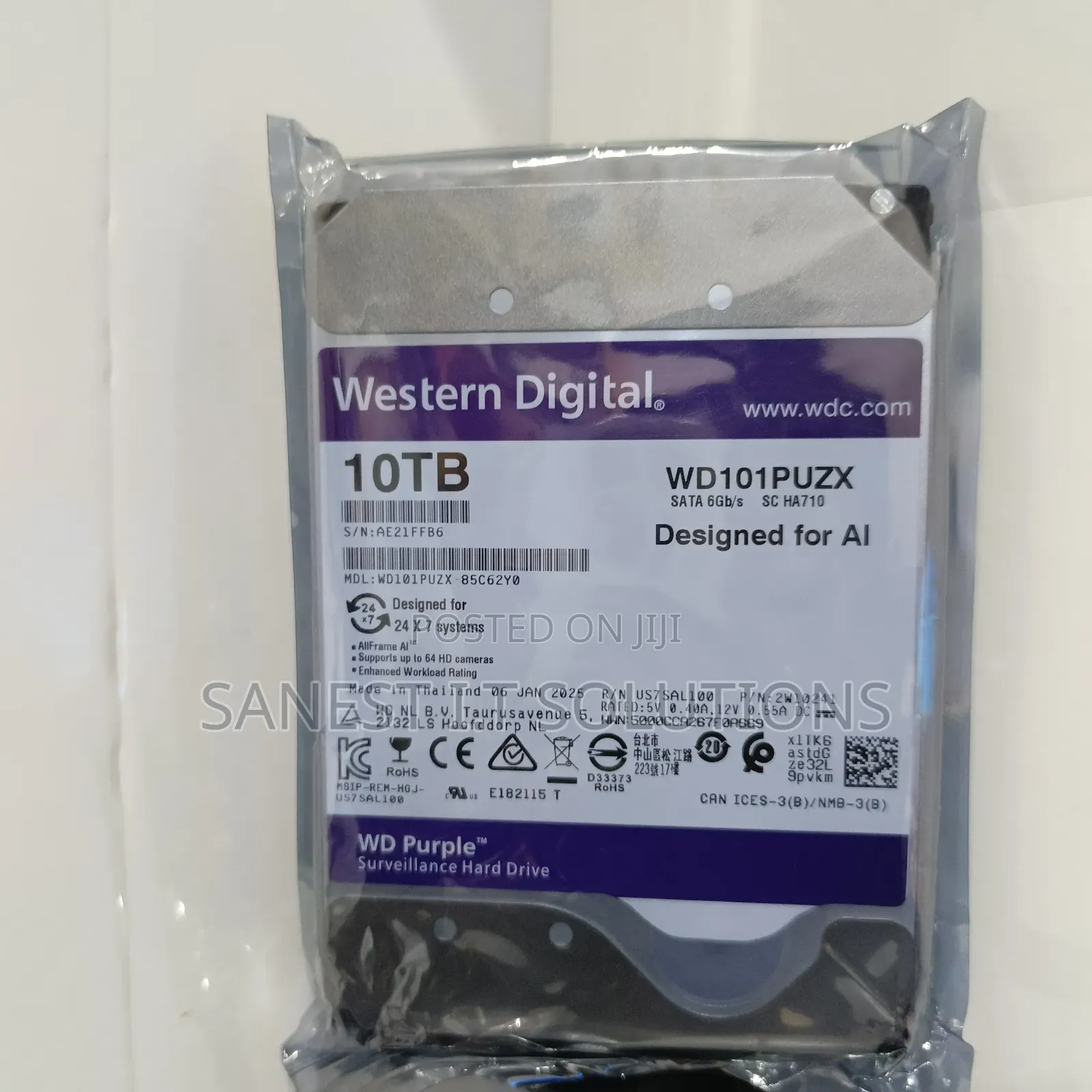 10tb Hard Drive Wd Purple
