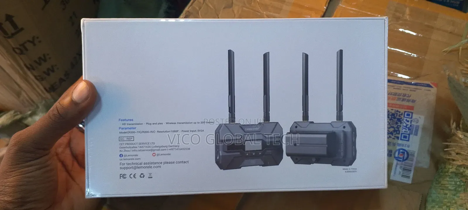 Lemorele Wireless Video Transmitter 200m