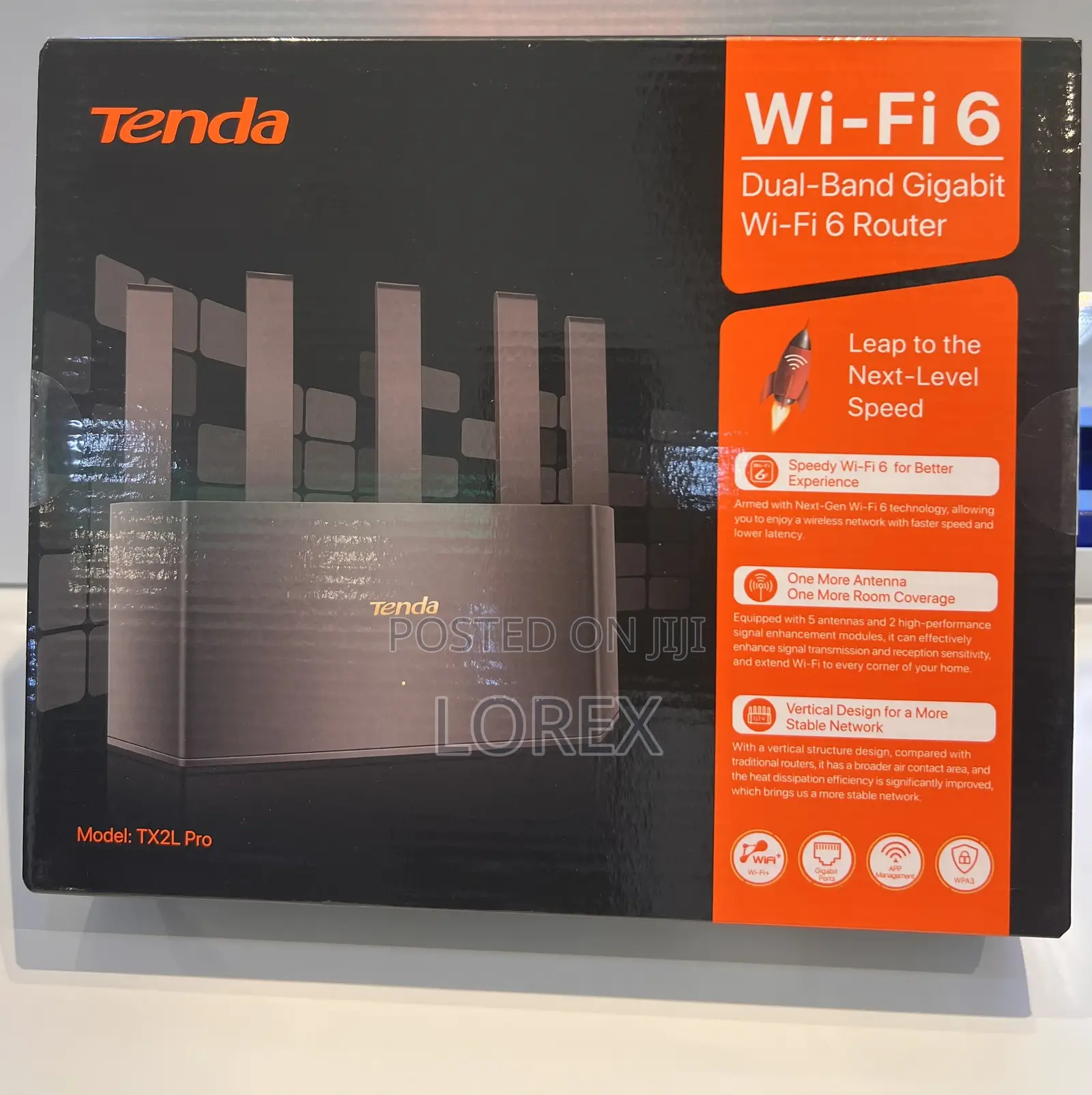 Tenda Tx2l Pro Ax1500 Dual-Band Gigabit Wi-Fi 6 Router