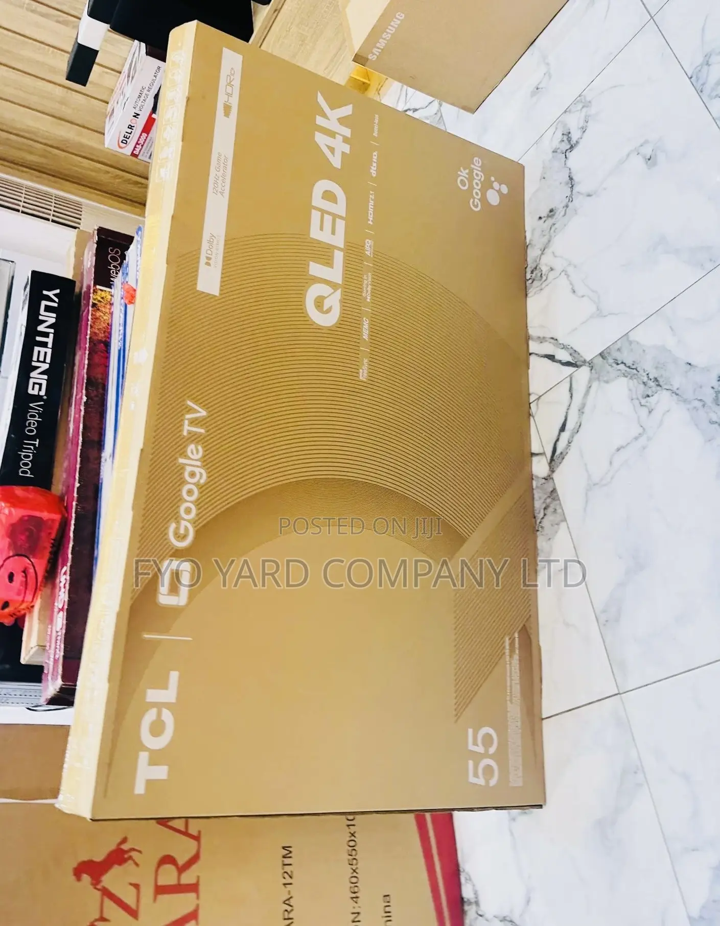 Qled Display TCL Smart 55inch Uhd Andriod Google Tv