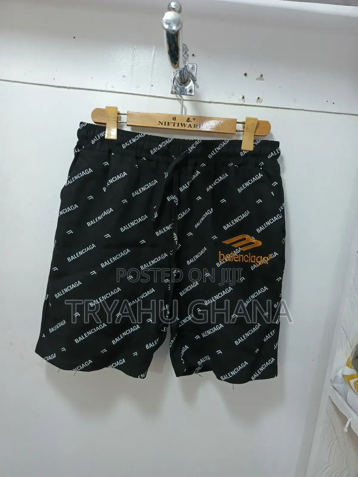 Black Balenciaga Summer Shorts Are Available Now at Tryahu