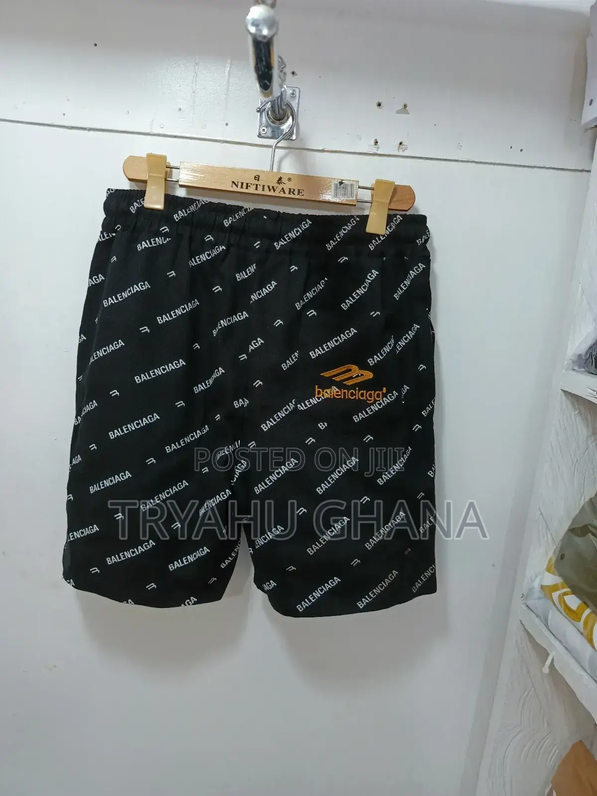 Black Balenciaga Summer Shorts Are Available Now at Tryahu