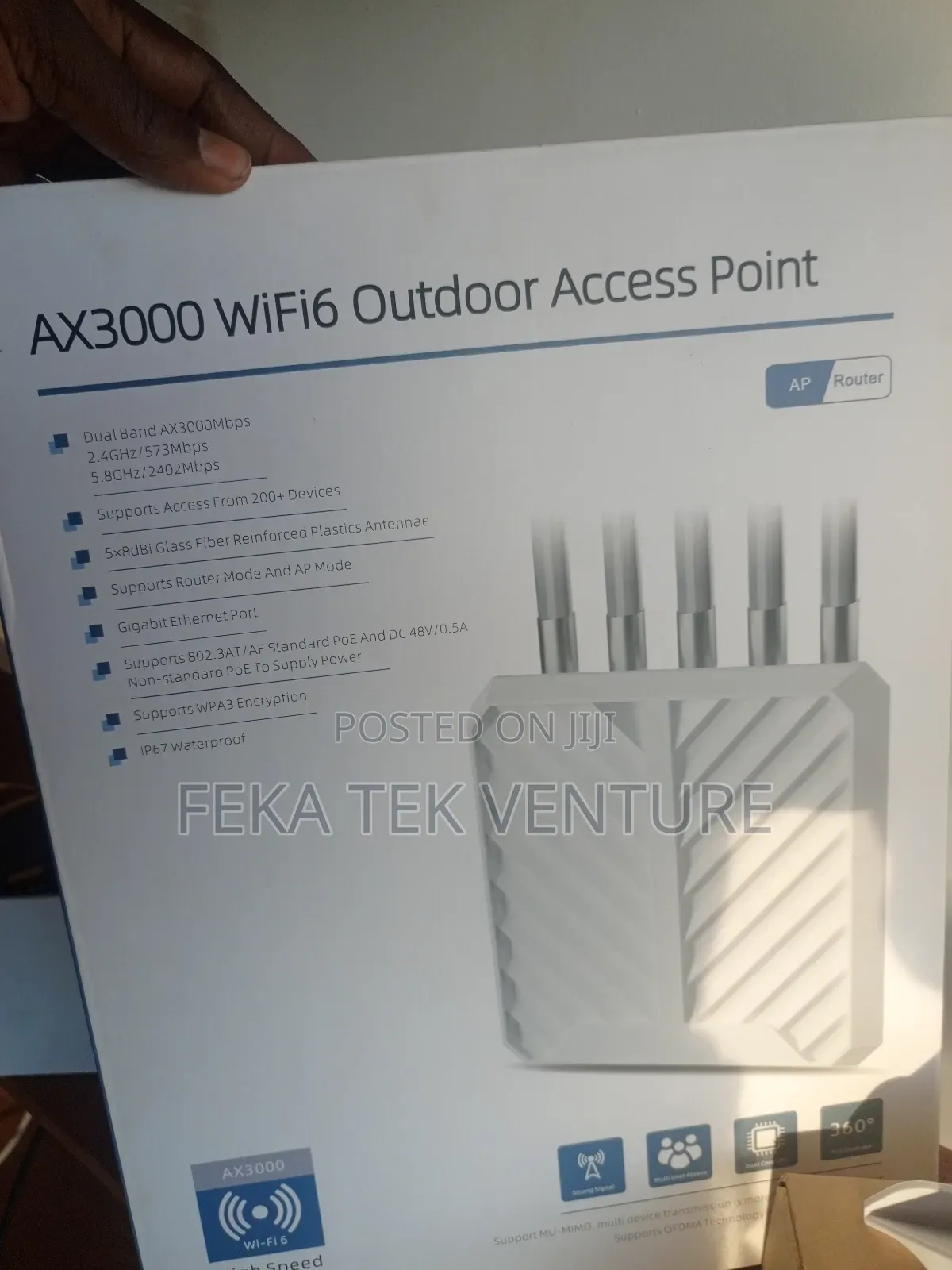 Ax3000 Wifi 6 Outdoor Ap