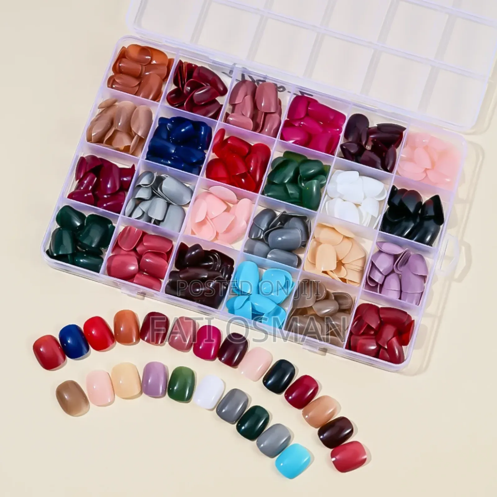 576pcs Short Nails