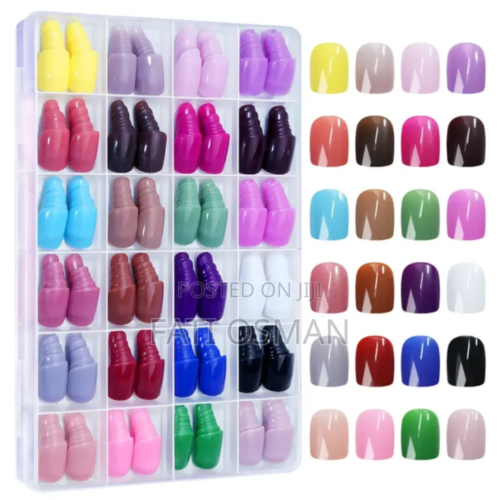 576pcs Short Nails