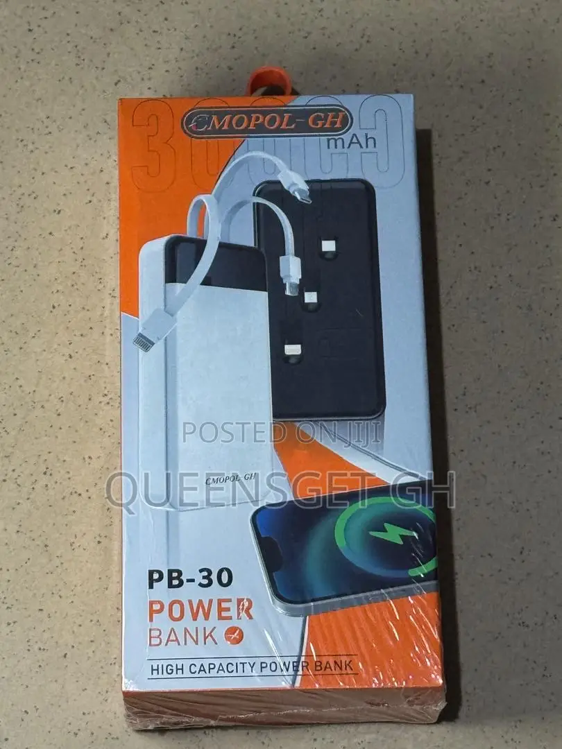 30000mah Power Bank for iPhone Type and Normal Android