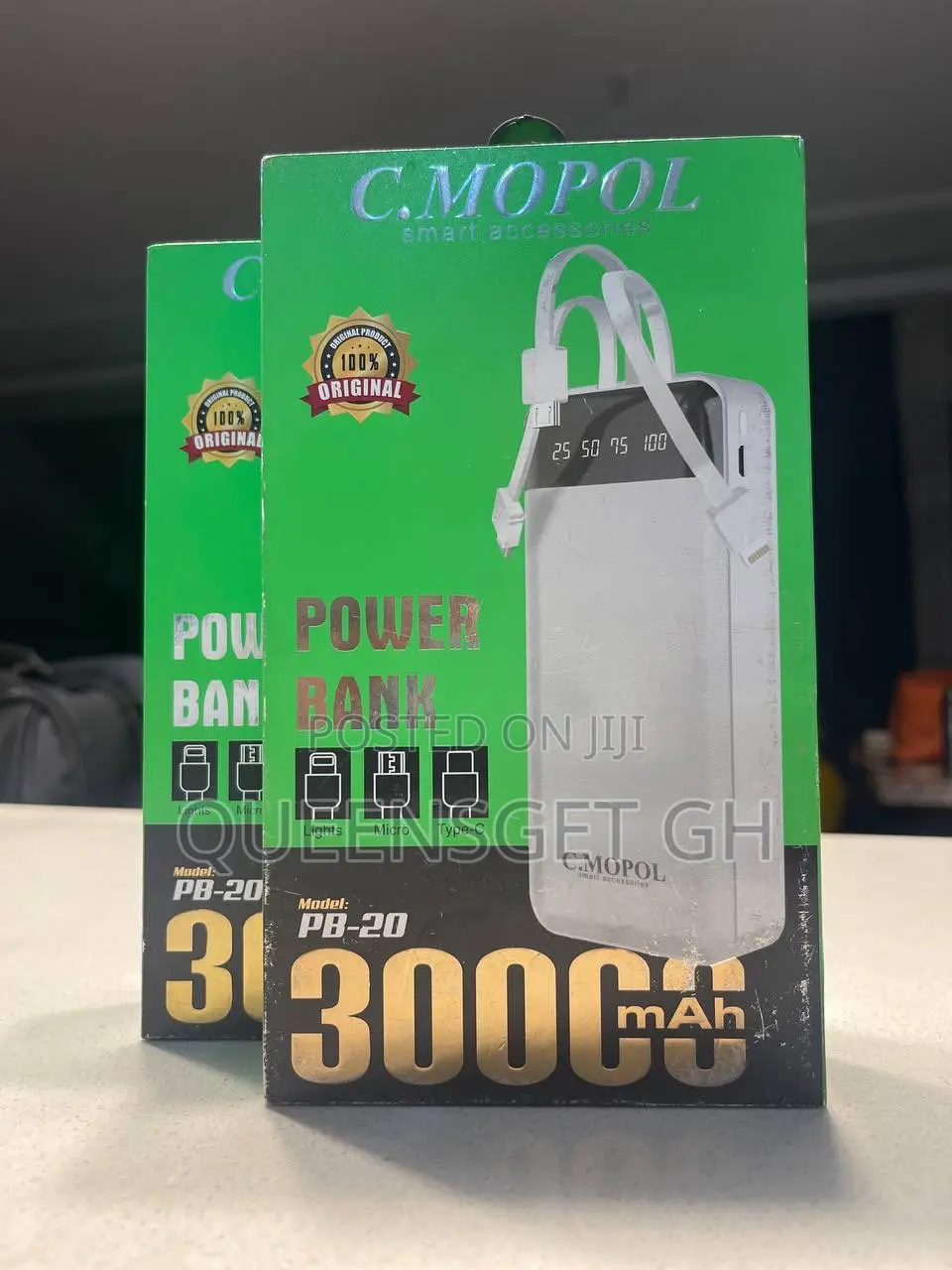 30000mah Power Bank for iPhone Type and Normal Android
