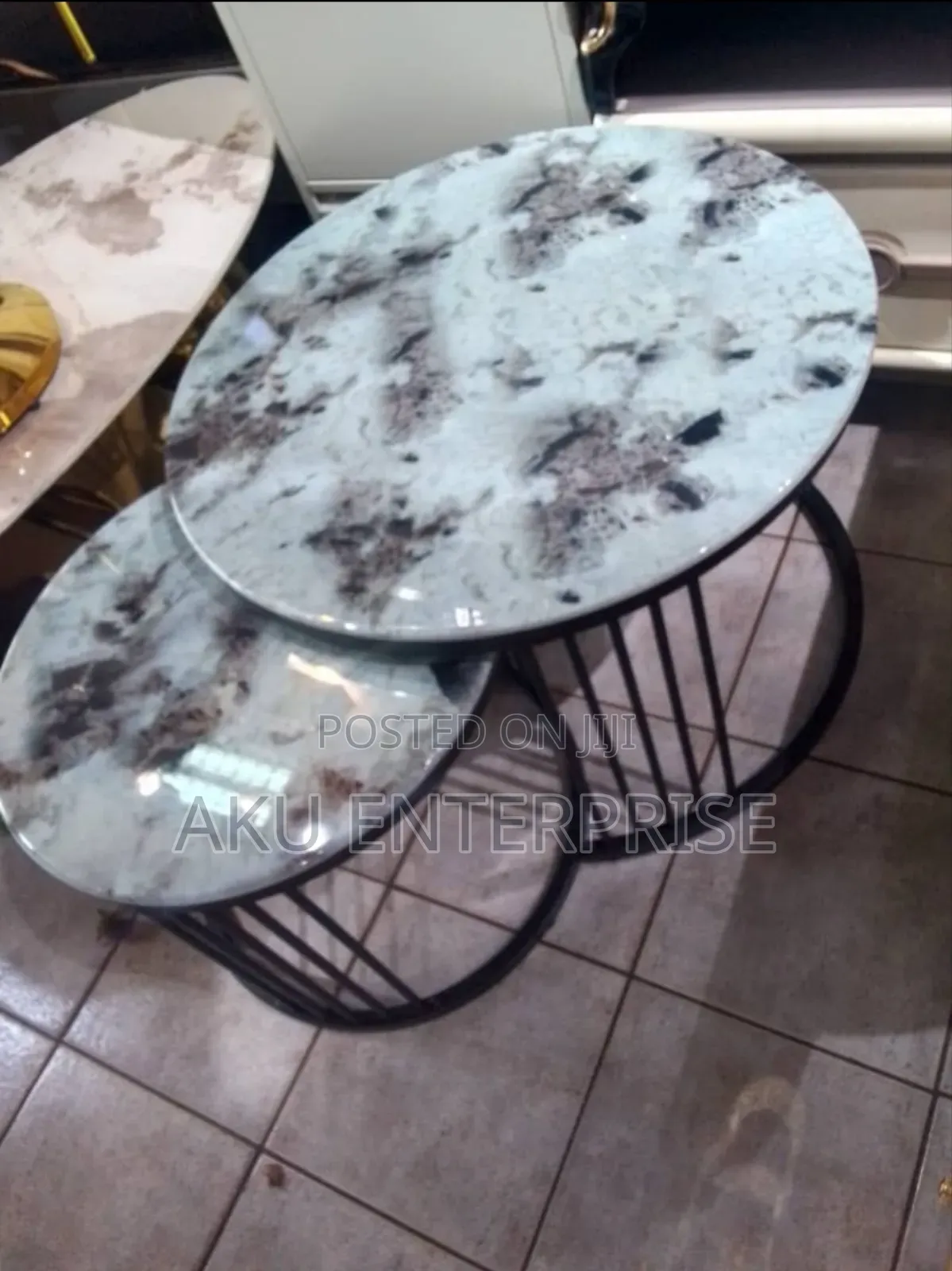 2 in 1 Marble Centre Table