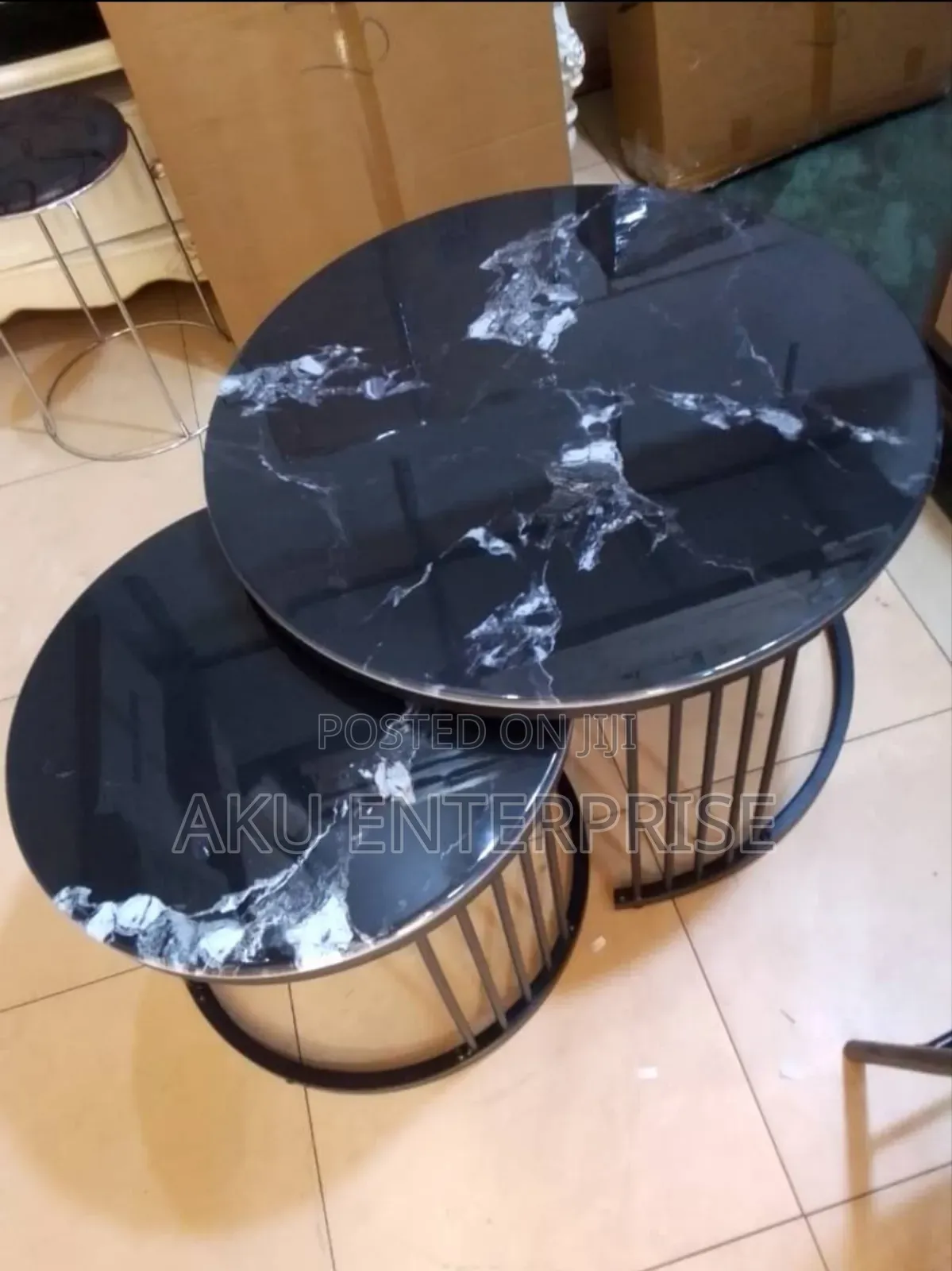 2 in 1 Marble Centre Table