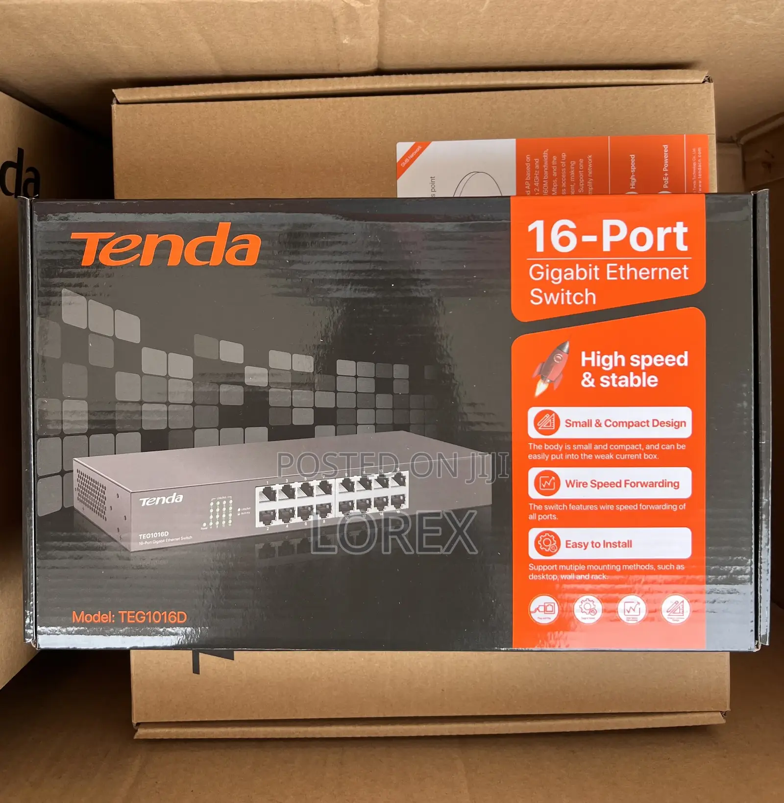 Tenda 16 Port Gigabit Switch Unmanaged Teg1016d