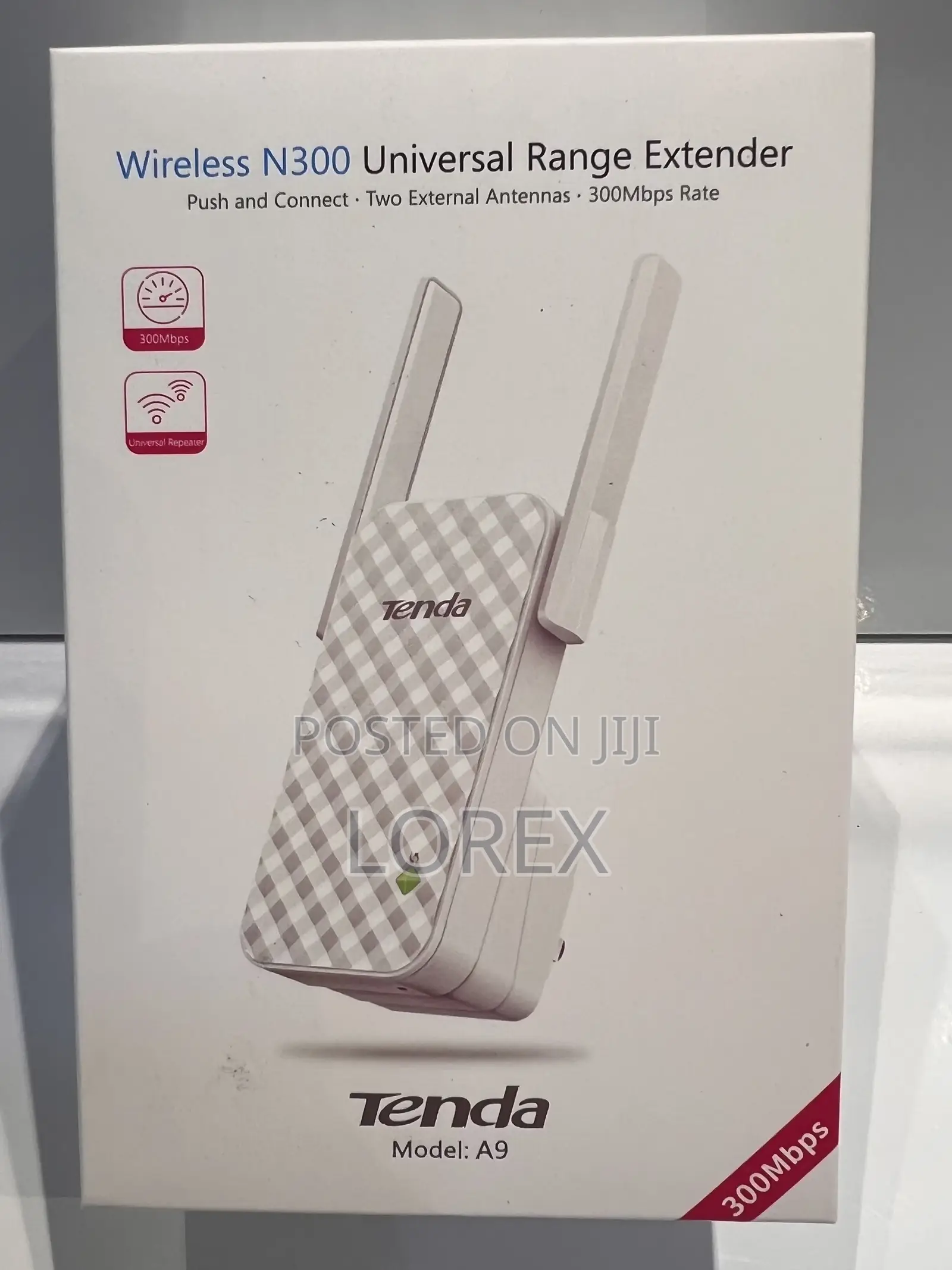 Tenda A9 N300 Universal Wifi Range Extender (No Lan Port)