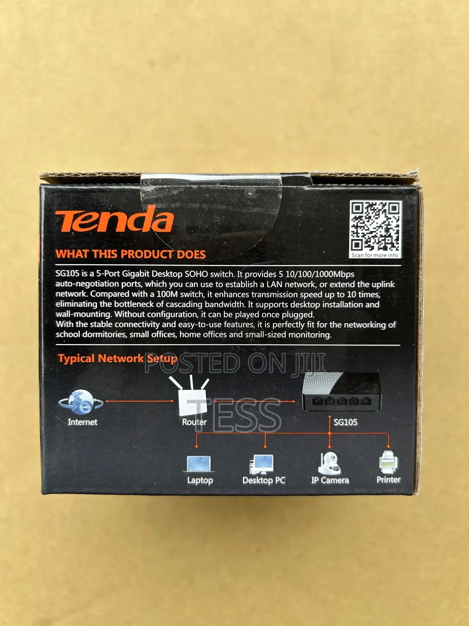 5port Gigabit Switch 10/100/1000mbps Sg105