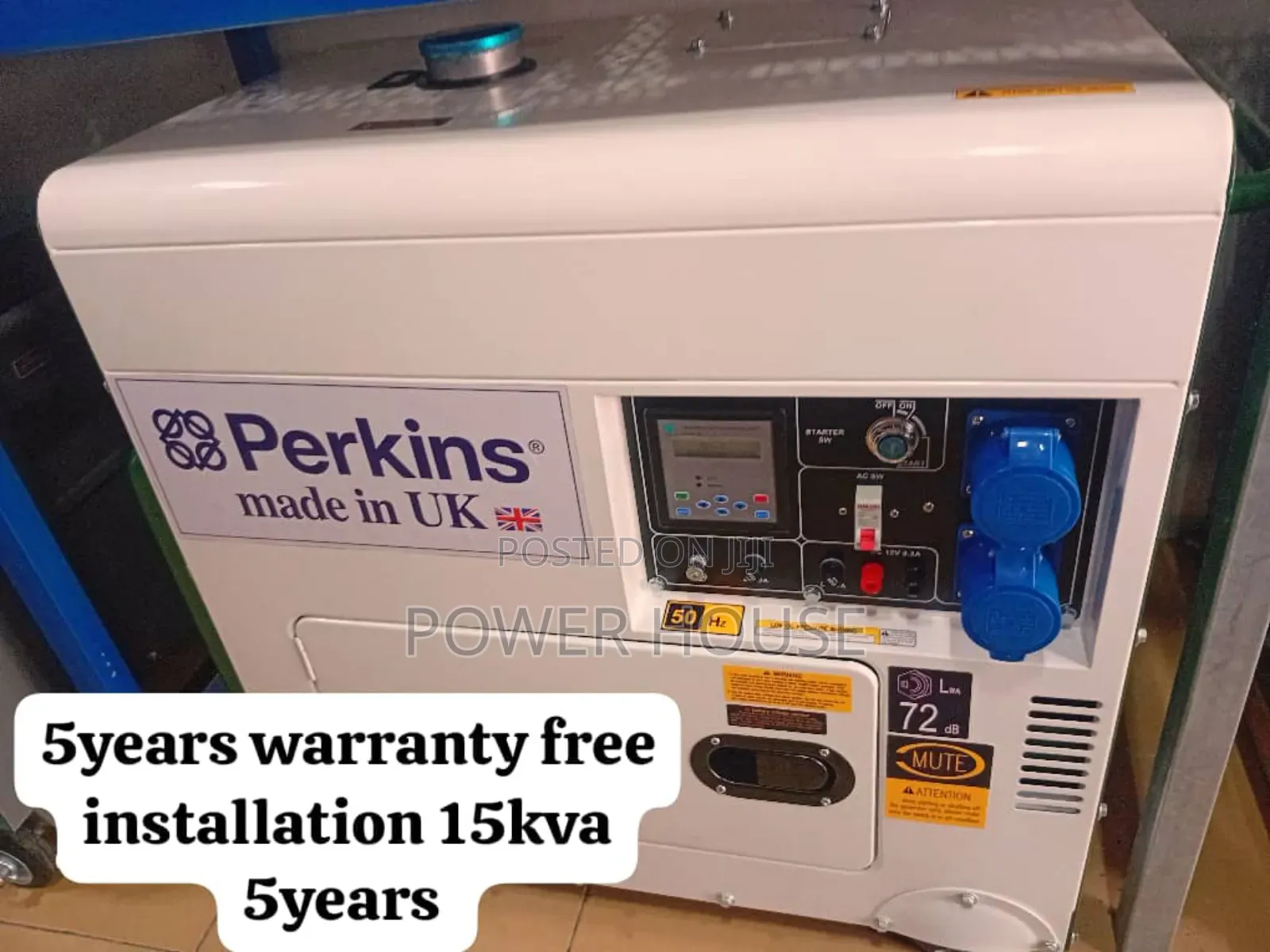 Zone Titan Amp 15kva 16500watts Perkins Generator 15kva