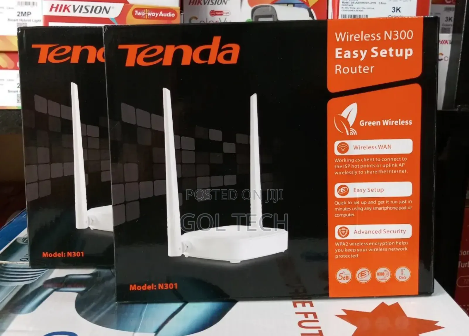 Tenda Wireless N300 Easy Setup Router N301 High Speed