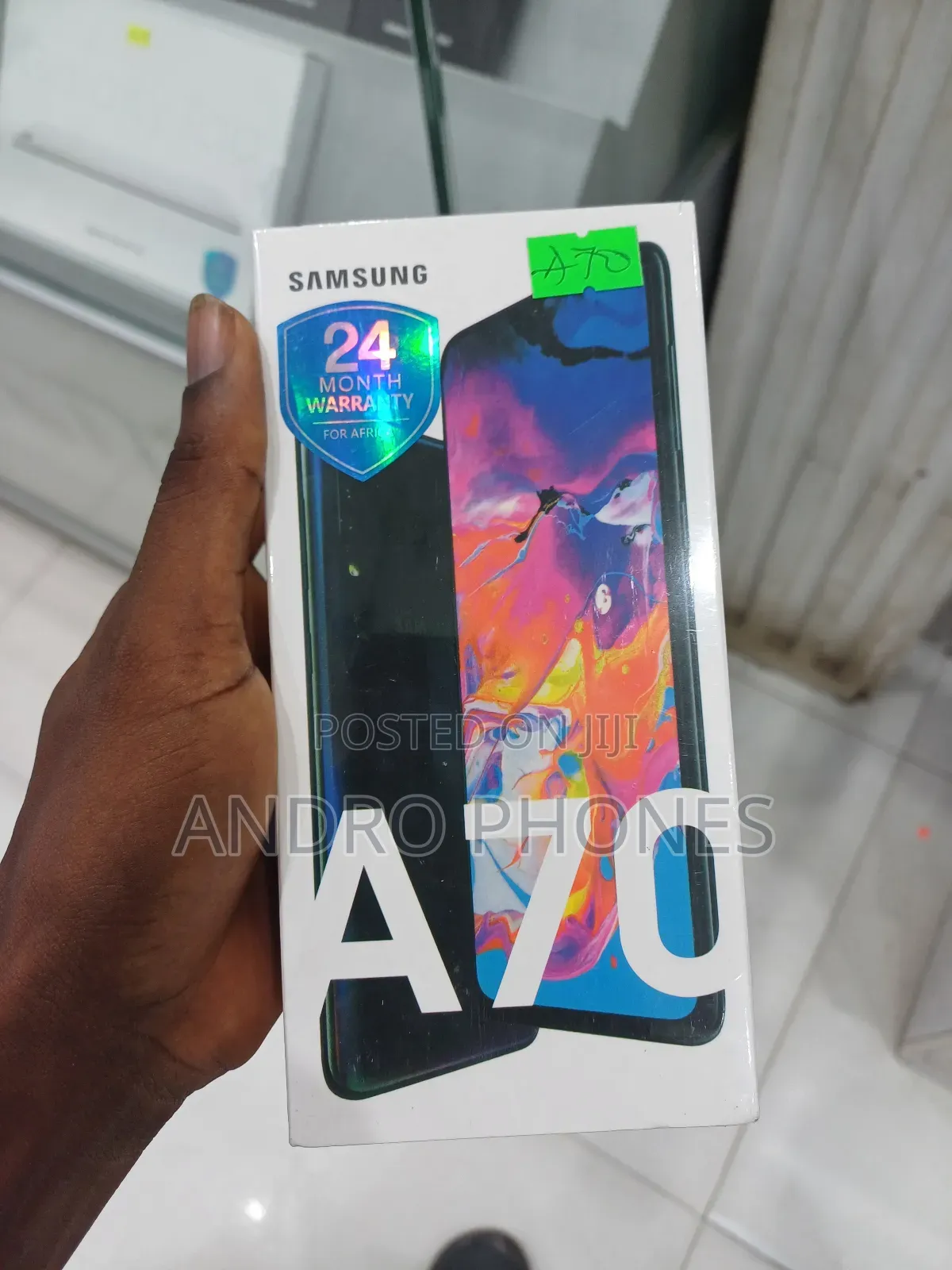 New Samsung Galaxy A70 128 GB Black
