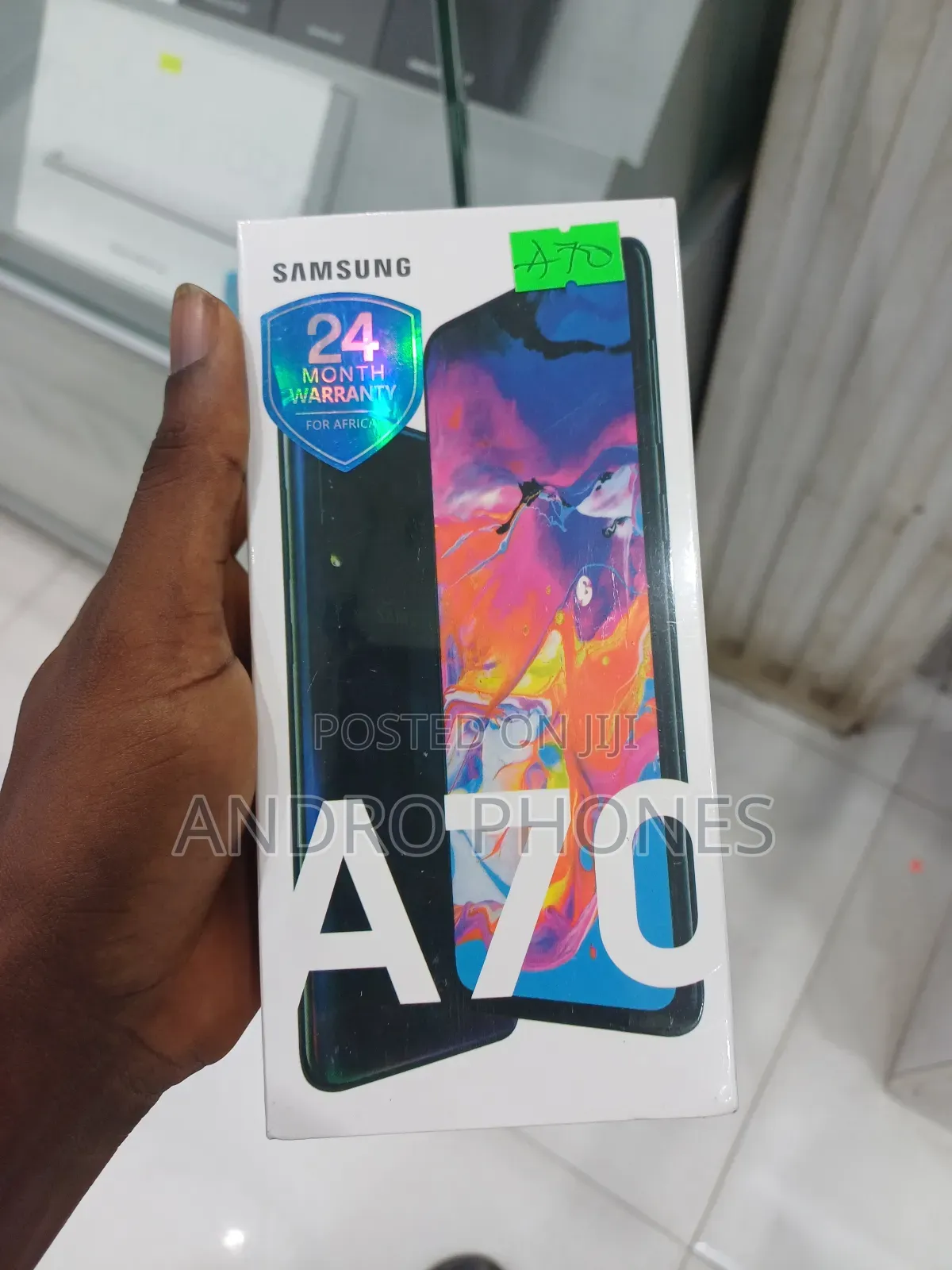 New Samsung Galaxy A70 128 GB Black