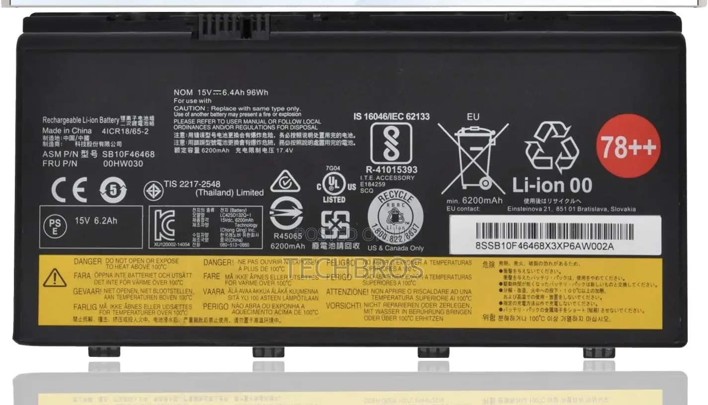 Lenovo 78++ For Thinkpad P70/P71