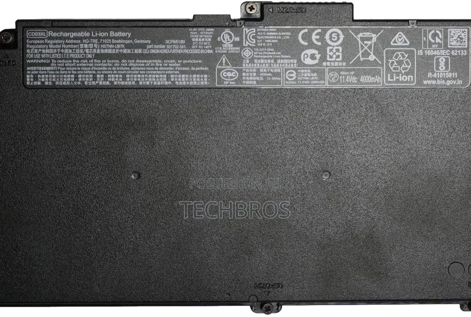 Original Hp Probook 640 645 650 G4 G5 650 G7battery -cd03xl