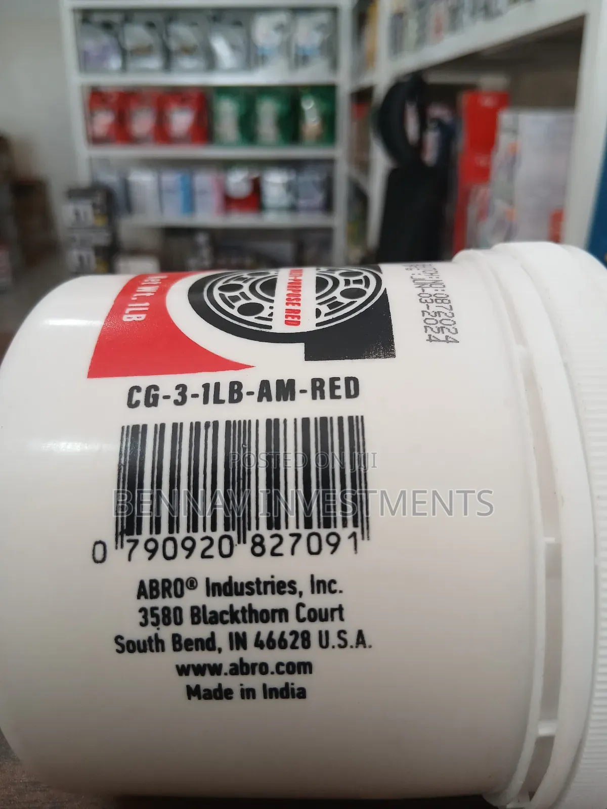 Abro Multi-purpose Red Calcium Grease