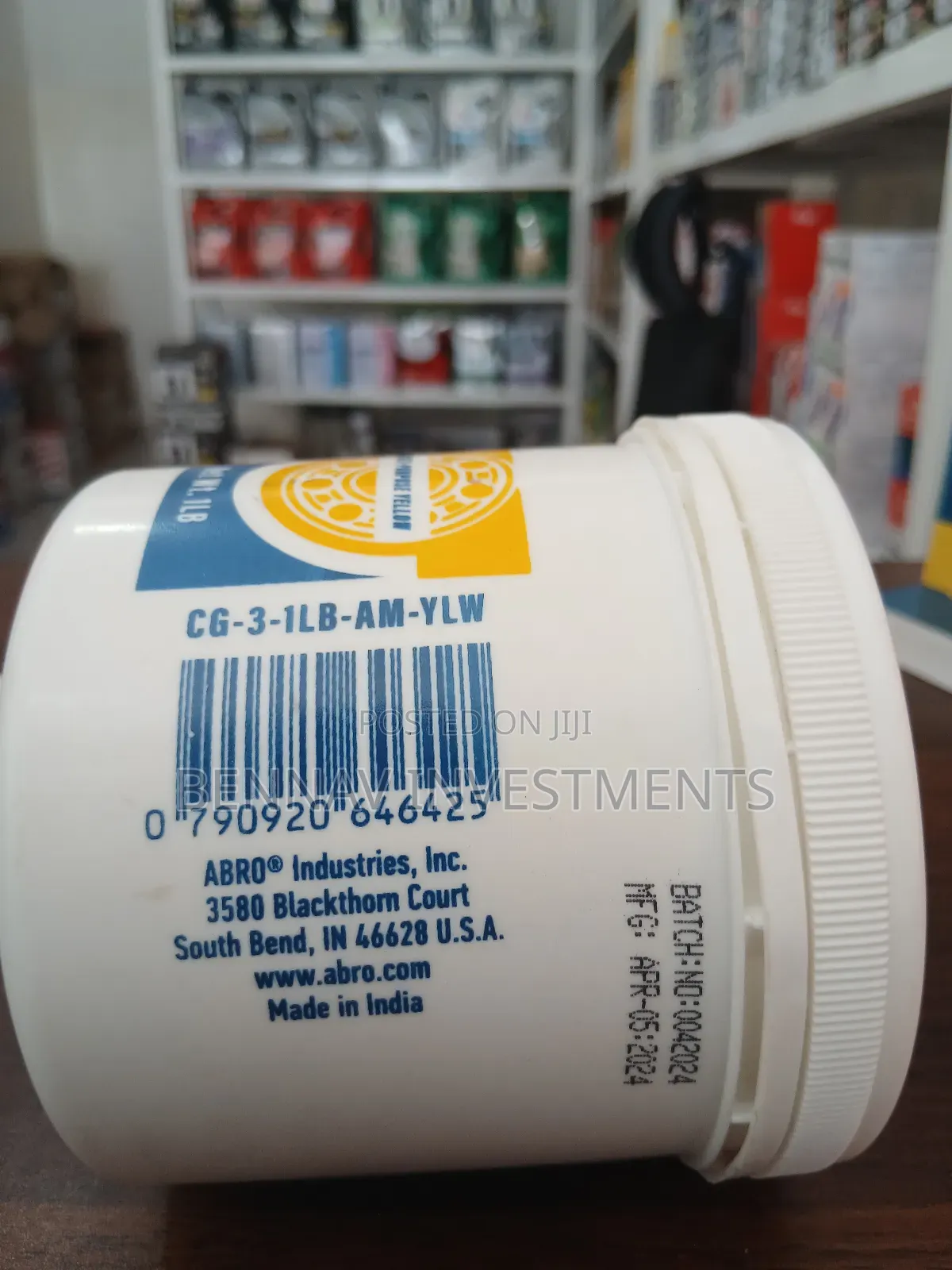 Abro Multi-purpose Yellow Calcium Grease