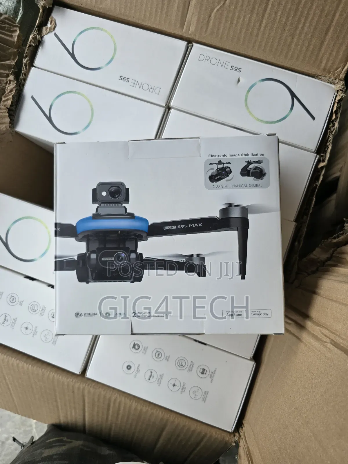 S9s Max GPS High Definition Drone With 2 Axis Gimbal